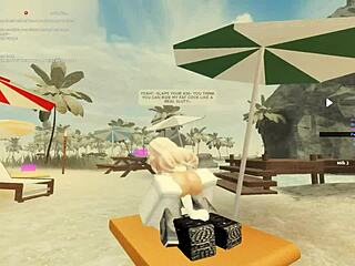feeling excited in roblox porn with blonde new zealand girl