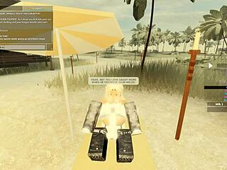 feeling excited in roblox porn with blonde new zealand girl