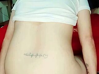 Intensely inserting big dildo deep into my tight latina vagina