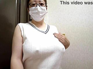 this asian bride couldn’t resist masturbating at the entrance before her wedding day