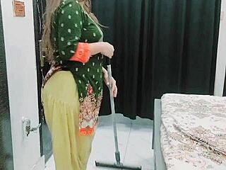 Old man fucked his maid’s stepdaughter with a big dick