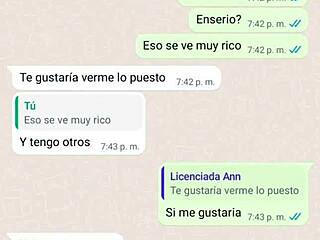 The mature guy gets horny while chatting