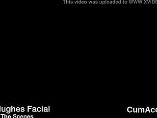Kitten gets massive jizz facial, facefull of cum