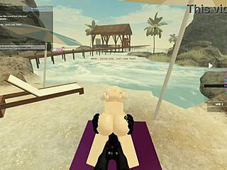 Blonde Rides and Shakes Ass in Roblox Porn Scene