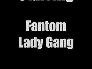 lady gang fucks upside down with big ass