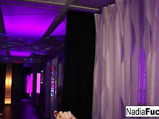 Nadia White Enjoys Ripe Bananas Playfully