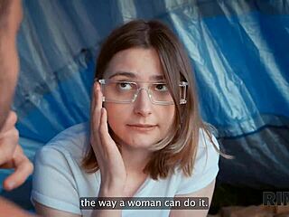 hey, this shy russian couple tried rimming and hard anal for the first time on camping trip 😏