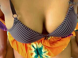 The first meeting of the Indian girl and guy ended with amazing sex
