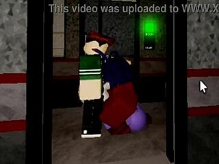 two fnaf roblox sluts getting fucked hard!