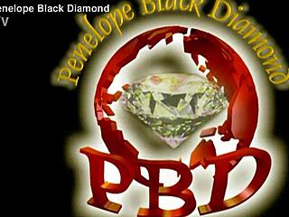 penelope black diamond takes vibrator in ass to intense orgasm