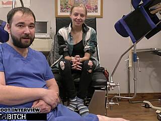 Dr. Tampa’s kinky exam for Ava Siren’s tramp stamp