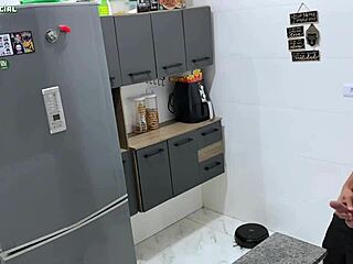 Latina maid provokes with her delicious ass