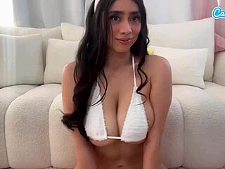 i stuff my wet pussy with glass dildo for wild orgasm