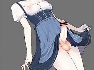 Joi Hentai Features Aula Das Futas with Two Endings in PT-BR