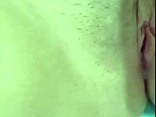 Wow, look at that blonde showing her pink vagina! It's so inviting and wet!