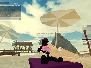 Blonde Rides and Shakes Ass in Roblox Porn Scene