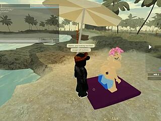 Blonde Rides and Shakes Ass in Roblox Porn Scene