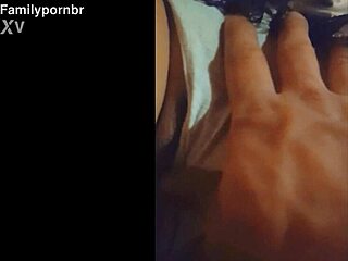 The young girl was penetrated on the sofa in her panties