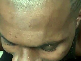 Poison licks and sucks my dick in her tit