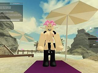 Blonde Rides and Shakes Ass in Roblox Porn Scene