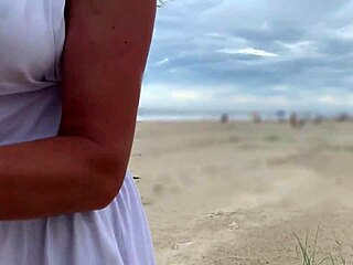 Meaty cock for the pretty and sexy girl in public
