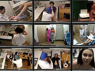 A young girl has her first gynecological examination, experiencing something new