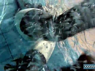 Hot Petra in the pool! 😍