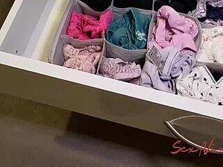 My stepmom caught me sniffing her panties and now I'm in big trouble!