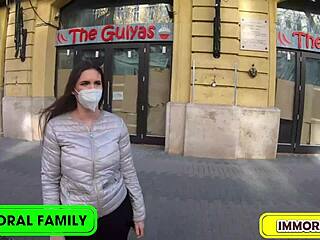 Horny Czech brunette Taylee Woods in threesome adventure