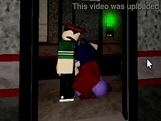 two fnaf roblox sluts getting fucked hard!