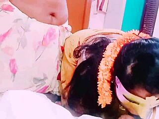 desi family threesome with aunt and wife