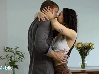 Delicate Brunette Offers Qualities To Stepdad With Passionate Creampie