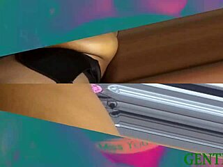 Intriguing encounter with a young BBW in doggystyle position.