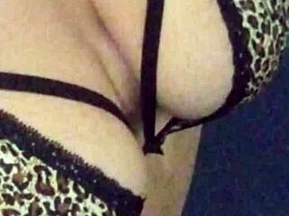 The mature guy gets horny while chatting