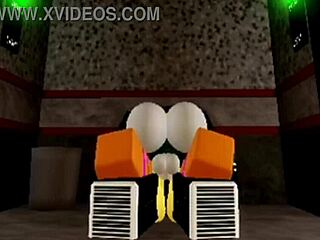 two fnaf roblox sluts getting fucked hard!