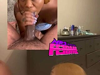 Hot milfs in a row on the cock of the webcam, sucking it