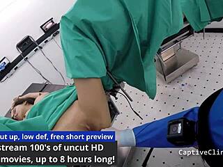 Hot hospital action with angelic Latina nurses in latex