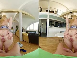 in czech vr 373, the mesmerizing blonde is horny for your cock