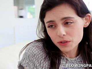 practicing blowjob with my stepdad's cock? 'yes, daddy, teach me how to gag on it'