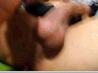 Shemale webcam show with big tits.