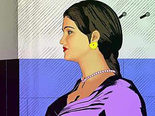 step-son caught step-mother masturbating in the bathroom, leading to fucking and muff diving