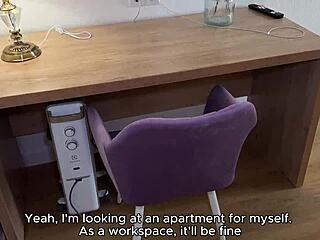 Hot Brunette Realtor Gets Pussy Pounded During Tour