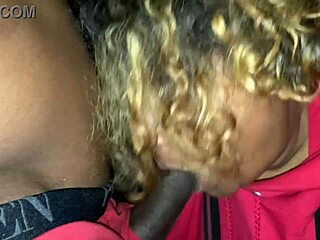 homeless bbw robo fiend flashes and swallows cock in exhibitionist scene