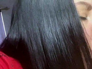 My Hobby Is Having a Cock in My Mouth, Homemade Couple Blowjob Face Fucking Cum on Tits