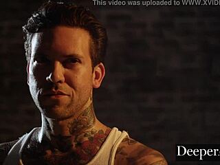 Brooklyn Gray's bukkake fantasy with five cocks, riding and licking 😍