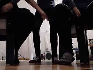 While I Was Watching My Two Girlfriends They Were Watching Me In Mutual Masturbation