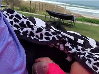 ignore them and cum hard on the beach 😍