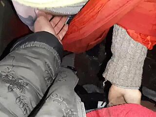 our autumn sex in a hut was pure lesbian magic!