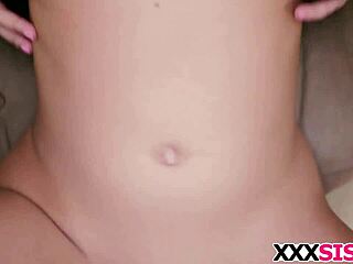 tight stepsis cleo vixen gets nailed in homemade scene