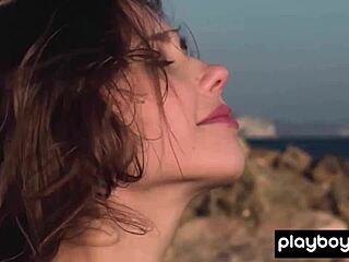 Big Boobed All Natural Ukrainian Teen 18+ Mila Azul Strips Her Sexy Uniform 😘